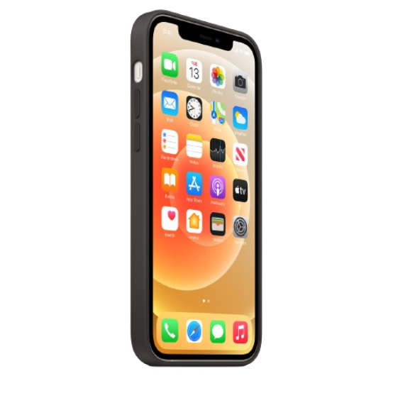 Apple silicone case with MagSafe iPhone 12/12 Pro (Original Quality) Black